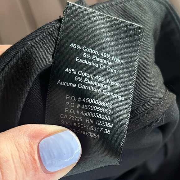 Aritzia Babaton Black Tailored Classic Pants Size 4 - Picture 3 of 4